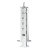   BD Discardit II syringe 20 ml, 2-piece, eccentric Luer-slip, 80 pcs/box, Ref: 300296