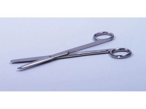 Chirurgische Schere stumpf/stumpf/gerades 18 cm 