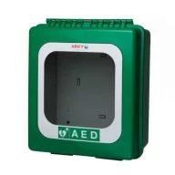 ARKY-green defibrillator wall cabinet - outdoor - with alarm