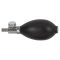 Riester pump for blood pressure monitors with drain valve