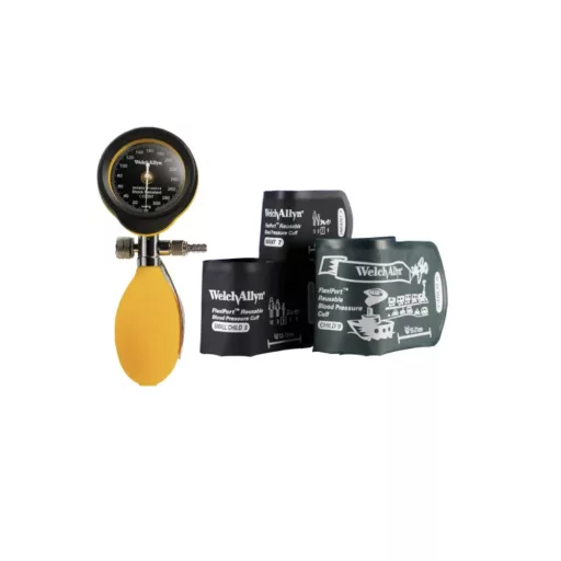 Welch Allyn DuraShock Sphygmomanometer Set, Children – Yellow