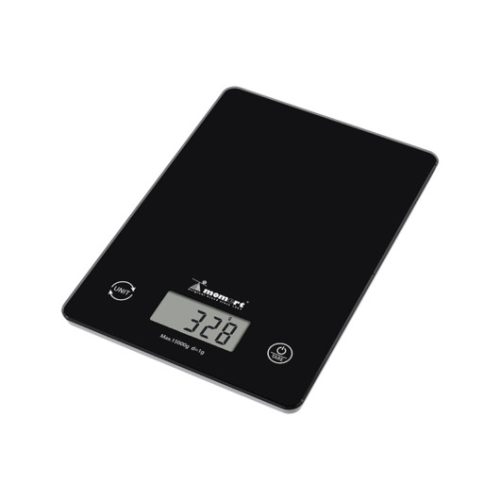 Momert 6864 digital kitchen scale- mérési terjedelem: 15kg - osztás érték: 1g - mértékegységek: g, oz, ml, lb:oz - precíziós mérési rendszer - automatikus nullára állás - automatikus kikapcsolás - tár