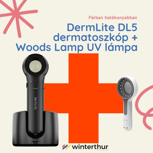 DermLite DL5 dermatoszkóp + Woods Lamp UV lámpa