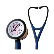   3M™ Littmann® Cardiology IV™ Stethoscope, 6242C, High Polish Rainbow Chestpiece, Satin-finish Navy Tube