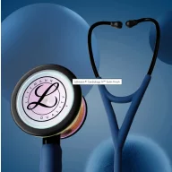   3M™ Littmann® Cardiology IV™ Stethoscope, 6242C, High Polish Rainbow Chestpiece, Satin-finish Navy Tube