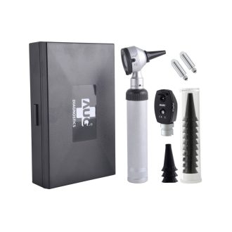   Optika LED oto-ophthalmoscope set 2.5V with disposable ear funnels fiber optic