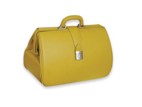 Kansas Skay Medical leatherette bag - yellow