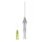BD Insyte-N peripheral IV catheter 24G yellow, 0.7 x 14 mm, without wings, 1 pc, Ref: 381211