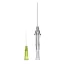 BD Insyte-N peripheral IV catheter 24G yellow, 0.7 x 14 mm, without wings, 1 pc, Ref: 381211