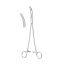 Wertheim curved gynaecological forceps 1x2 225mm