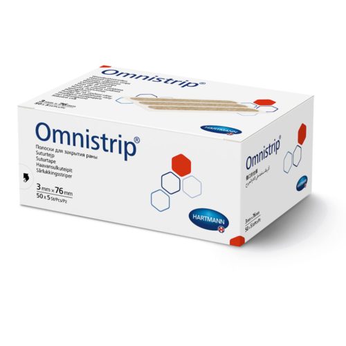 Omnistrip do zamykania ran 3x76 mm (5 pasków/arkusz)