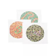 TEST FOR COLOUR DEFICIENCY - 10 plates - paediatric