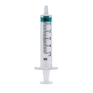   BD Emerald syringe 5 ml, 3-piece, central Luer-slip, 100 pcs/box, Ref: 307731
