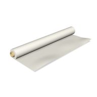 Rubber sheet 90cm wide, white, RG, 10m/roll