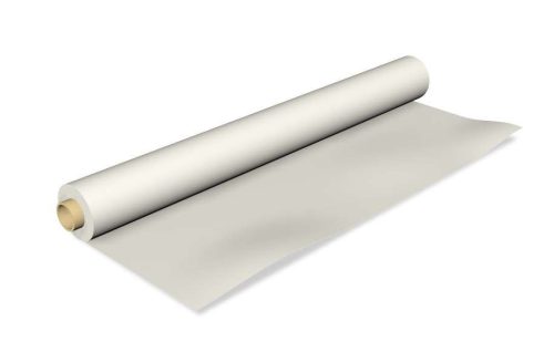 Rubber sheet 90cm wide, white, RG, 10m/roll