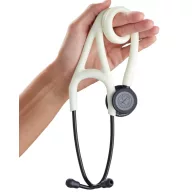   3M™ Littmann® Cardiology IV™ Diagnostic Stethoscope, 6186C White Alabaster, black chest piece