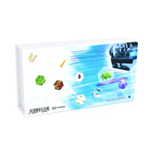 Prepared microscope slide set school
