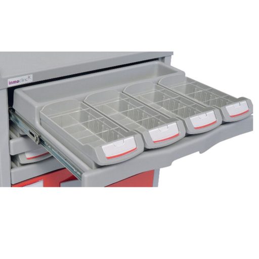 Drug distribution trolley IC005 16 drug drawers + 2 drawers