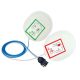 Lifepak defibrillator electrode from 25 kg