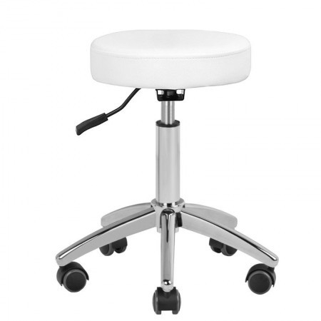 Gas spring laboratory chair-white