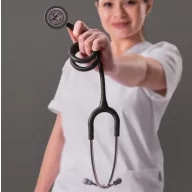   3M™ Littmann® Classic III™ Stethoscope, 5620C, Stainless-finish Chestpiece, Satin-finish Black Tube