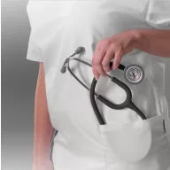   3M™ Littmann® Classic III™ Stethoscope, 5620C, Stainless-finish Chestpiece, Satin-finish Black Tube