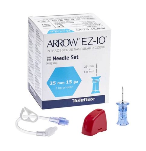 EZ-IO (3-39 kg) Dla dzieci o wadze od 3 do 39 kg: PD 25mm (niebieski) zestaw igieł sterylnych 