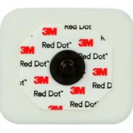   2570 Red Dot™ Monitoring-Schaumelektrode mit klebrigem Gel und Schleifmittel, Radiolucens