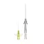 BD Insyte-N peripheral IV catheter 24G yellow, 0.7 x 14 mm, with wings, 1 pc, Ref: 381311