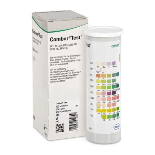 10 parameter Roche Diagnostics Combur 10 urine test, 100 pcs