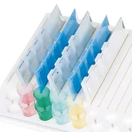   Medication Distribution Tray for 19 Dispensers, White, 43 × 33 cm