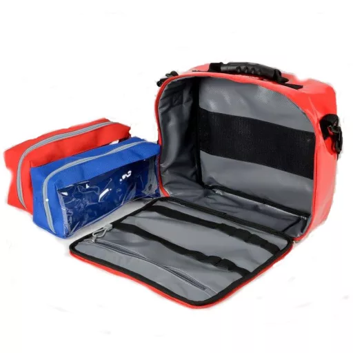 CUBO Empty Emergency Bag, Red, 28 × 34 × 13 cm