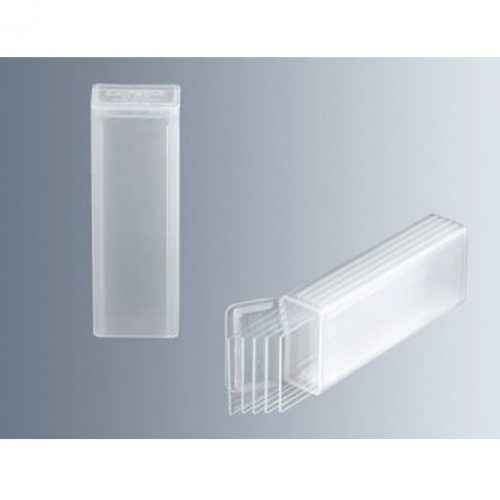Slide holder box with 5 compartments, plastic
