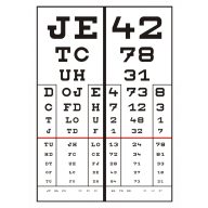 Doppelte Frontplatte für die 3m-Augendiagramm - optional