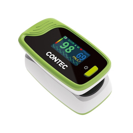 Pulse oximeter Contec CMS 50 PRO finger clip - green