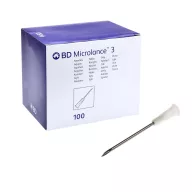   BD Microlance 3 hypodermic needle 16G white, 1.6 x 40 mm (1 1/2"), 100 pcs/box, Ref: 300637