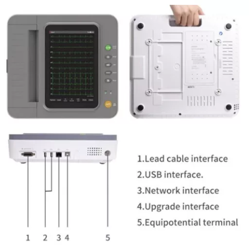 CONTEC E12 12-Channel Touchscreen ECG
