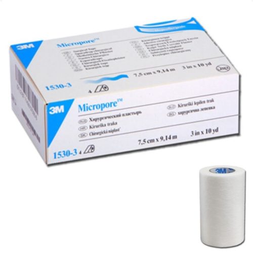3M Micropore Klebepflaster 7.5 cm x 9,14 m