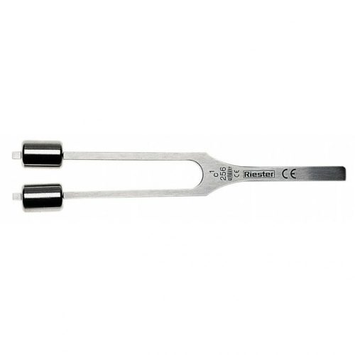 Riester steel ear-nose-throat tuning fork - C-1, 256Hz