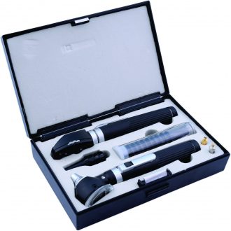   Nanoskop F.O Xenon oto- ophthalmoscope set fiber optic black premium