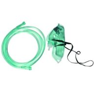 Oxygen mask and connecting tube for adult