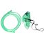 Oxygen mask and connecting tube for adult