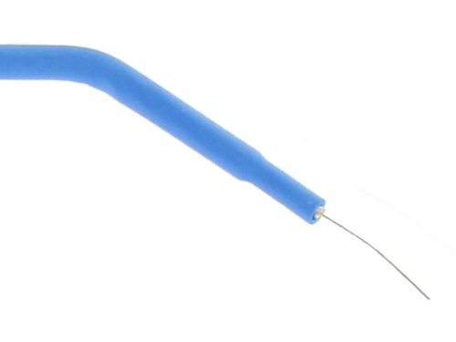 Koagulatorelektrode DRAHT 0,2 mm, 45° abgewinkelt, 5 cm lang, Satz zu 6 Stück