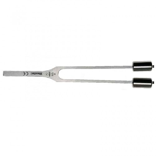 Riester steel ear-nose-throat tuning fork - C, 128Hz