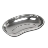 Edelstahl-Nierenschale flach 480 ml - 20,7 cm