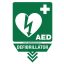 Defibrillator-Anzeige Kunststoffschild mit Aufschrift Defibrillator