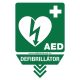 Defibrillator-Anzeige Kunststoffschild mit Aufschrift Defibrillator