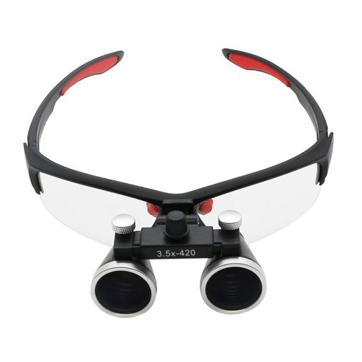 Magnifying binoculars, black, magnification 3.5x