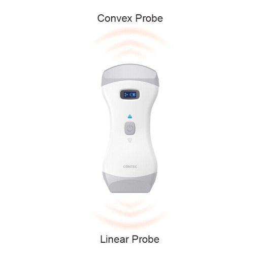 CONTEC CMS 1600B VET  ultrasound diagnostic system 32 channel rechargeable convex and linear probe with software