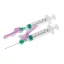 BD Eclipse safety needle 21G green, 0.8 x 40 mm (1 1/2"), 100 pcs/box, Ref: 305895